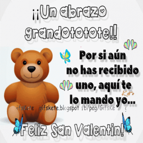 Bear Feliz Dia De San Valentin GIF