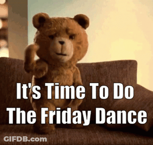 Bear Happy Friday Meme GIF