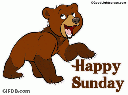 Bear Happy Sunday GIF
