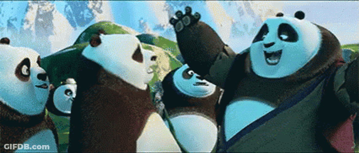 Bear Hug Kung Fu Panda 3 GIF
