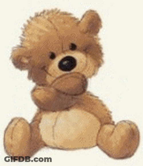 Bear Hug Self-Love Art GIF