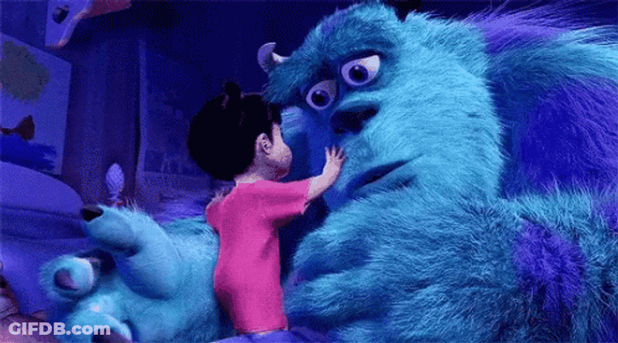 Bear Hug Sulley Monsters Inc GIF