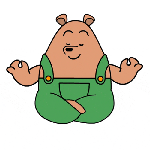 Bear In Green Pants Just Stay Calm GIF