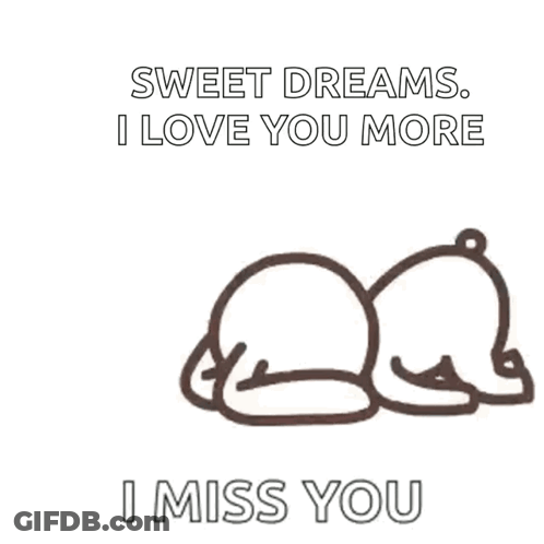 Bear Laying Down Sweet Dreams I Love You More I Miss You GIF