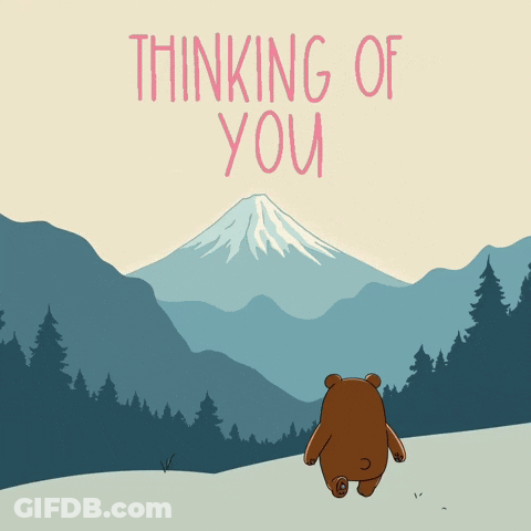 Bear Mountain Saying Thinking Of You GIF