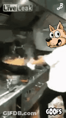 Bear Smoking Cigarette Holding Pan Let Him Cook GIF