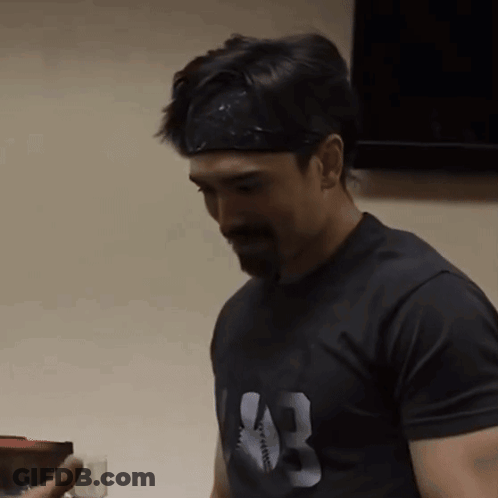 Bear Standing Before Mountain Saying Thinking Of You GIF