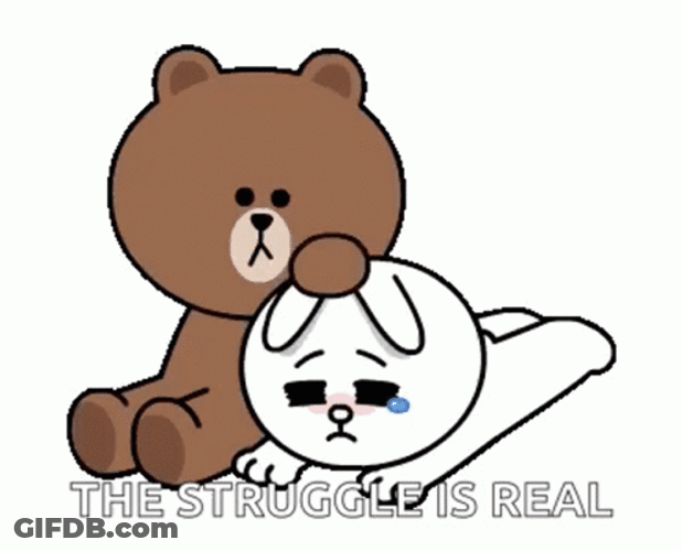 Bear Sticker Comfort In Time Of Struggle GIF
