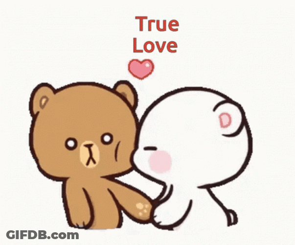 Bear True Love Kiss Mwah GIF