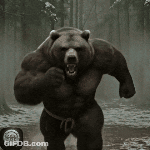 Bear With Signed Earth Logo GIF
