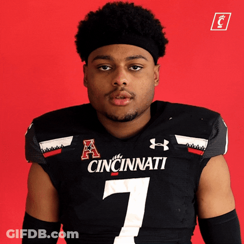 Bearcats Baseball Player X Reaction GIF