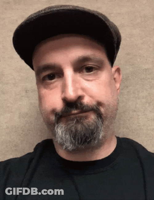 Beard Man Not Amused GIF