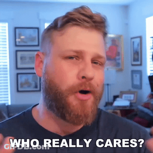 Beard Man Who Cares GIF