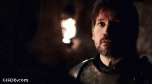 Bearded Armored Man With Backlight GIF