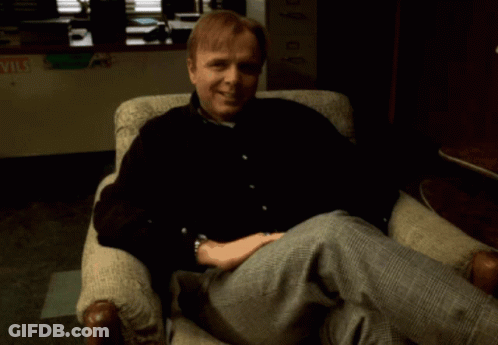 Bearded Bald Man Kissing Another Man GIF