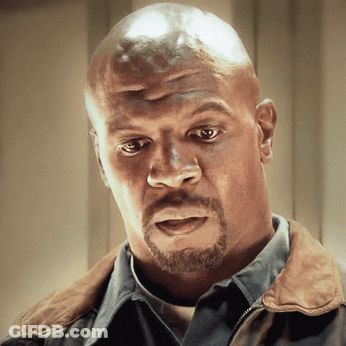 Bearded Bald Man Looking At Camera GIF
