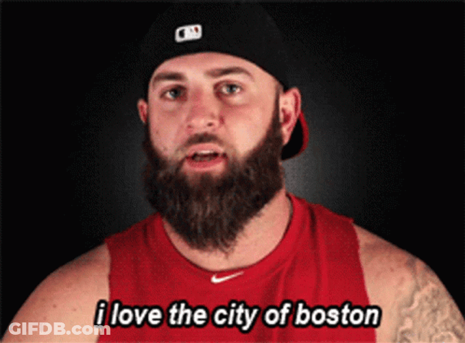 Bearded Boston Fan Loves City GIF