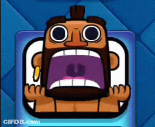 Bearded Cartoon Character Screaming Mouth Open GIF