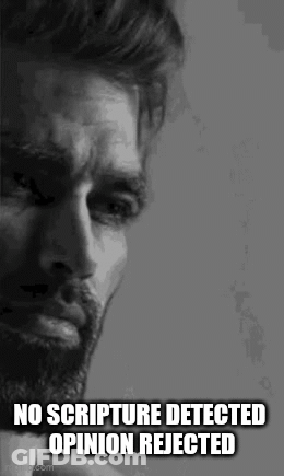 Bearded Crying Man No Scripture Detected Opinion Rejected GIF
