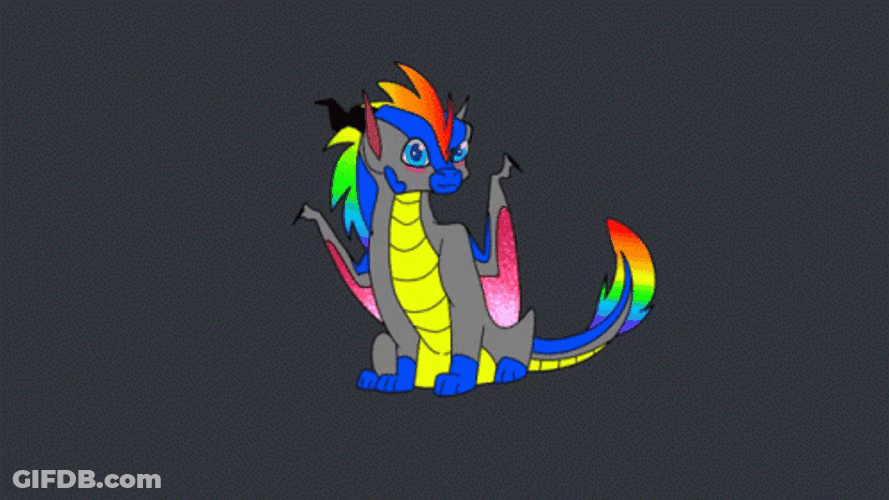 Bearded Dragon Cute Colorful GIF