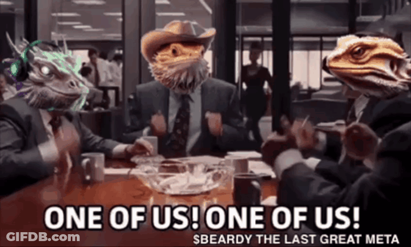 Bearded Dragon Is One Of Us GIF