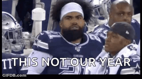 Bearded Football Player Saying This Is Not Our Year GIF