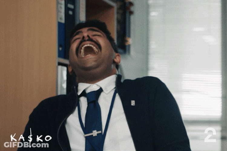 Bearded Guy Laughing Hard Laugh Cry GIF