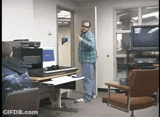 Bearded Guy Peace GIF