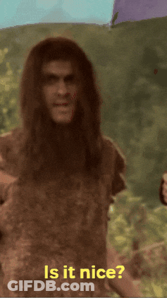 Bearded Long Haired Man Asks Is It Nice GIF