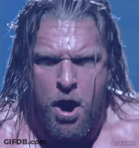 Bearded Long Haired Man Making Funny Face Open Mouth GIF