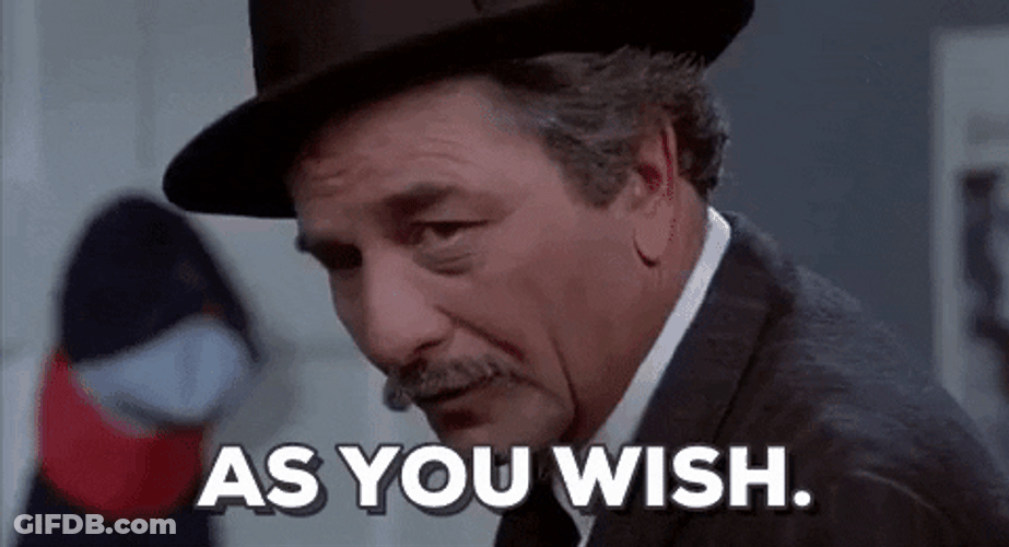 Bearded Man As You Wish GIF