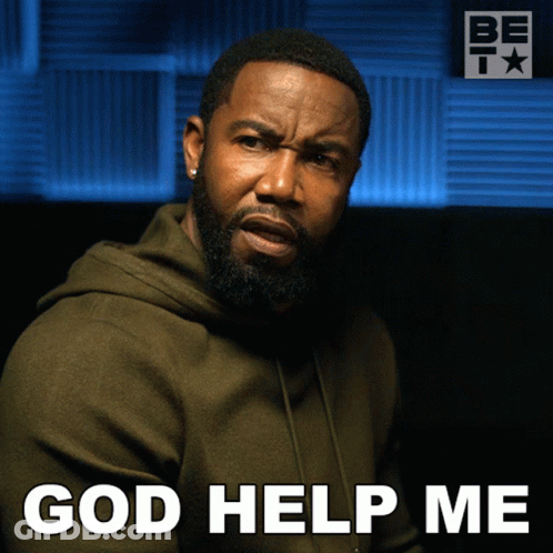 Bearded Man Asking God Help Me GIF
