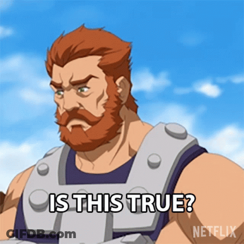 Bearded Man Asking Is This True GIF