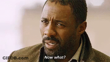 Bearded Man Asking Now What GIF