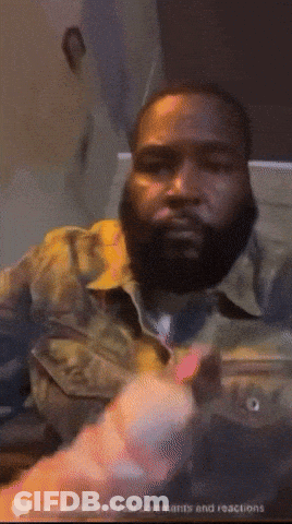 Bearded Man At Computer With Real Comments And Reactions GIF