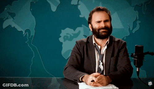 Bearded Man At Microphone Saying Wut GIF