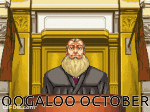 Bearded Man At Podium Saying Oogaloo October GIF