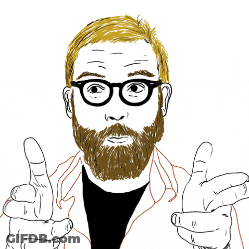 Bearded Man Bang Bang GIF