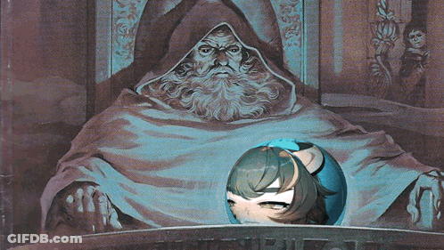 Bearded Man Before Globe Saying Emperor GIF