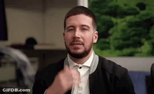 Bearded Man Black Jacket White Shirt Funny Face GIF