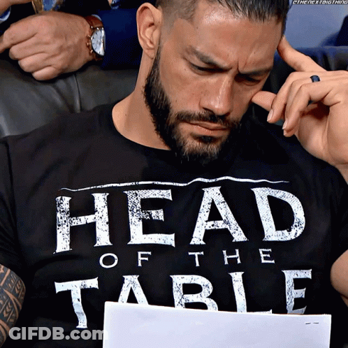 Bearded Man Black Shirt Head Of The Table GIF