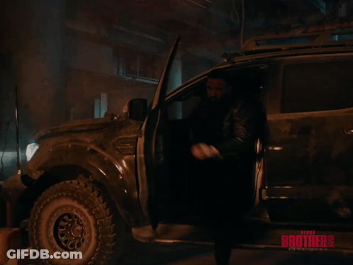 Bearded Man By Car Saying Assalamualaikum GIF