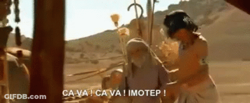 Bearded Man Ca Va Ca Va Imotep GIF