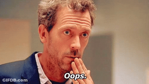 Bearded Man Covering Mouth GIF