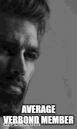 Bearded Man Crying Black And White Average Verbond Member GIF