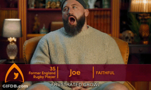 Bearded Man Frustrated Growl GIF