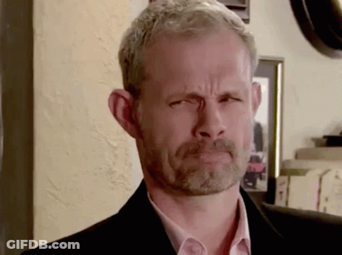 Bearded Man Funny Face Eyes Closed GIF