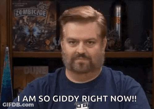 Bearded Man Funny Face I Am So Giddy Right Now GIF