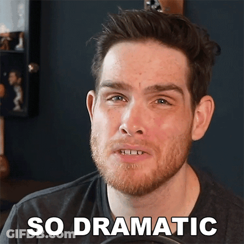 Bearded Man Funny Face So Dramatic GIF