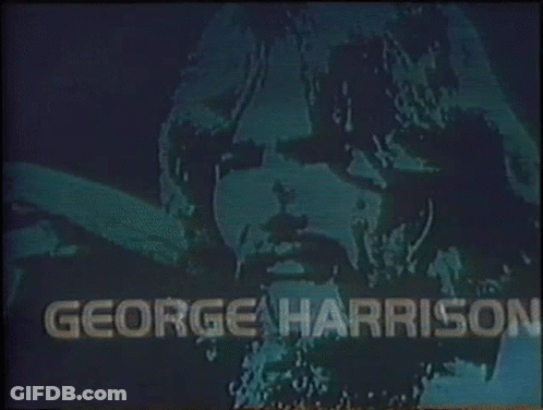 Bearded Man George Harrison GIF
